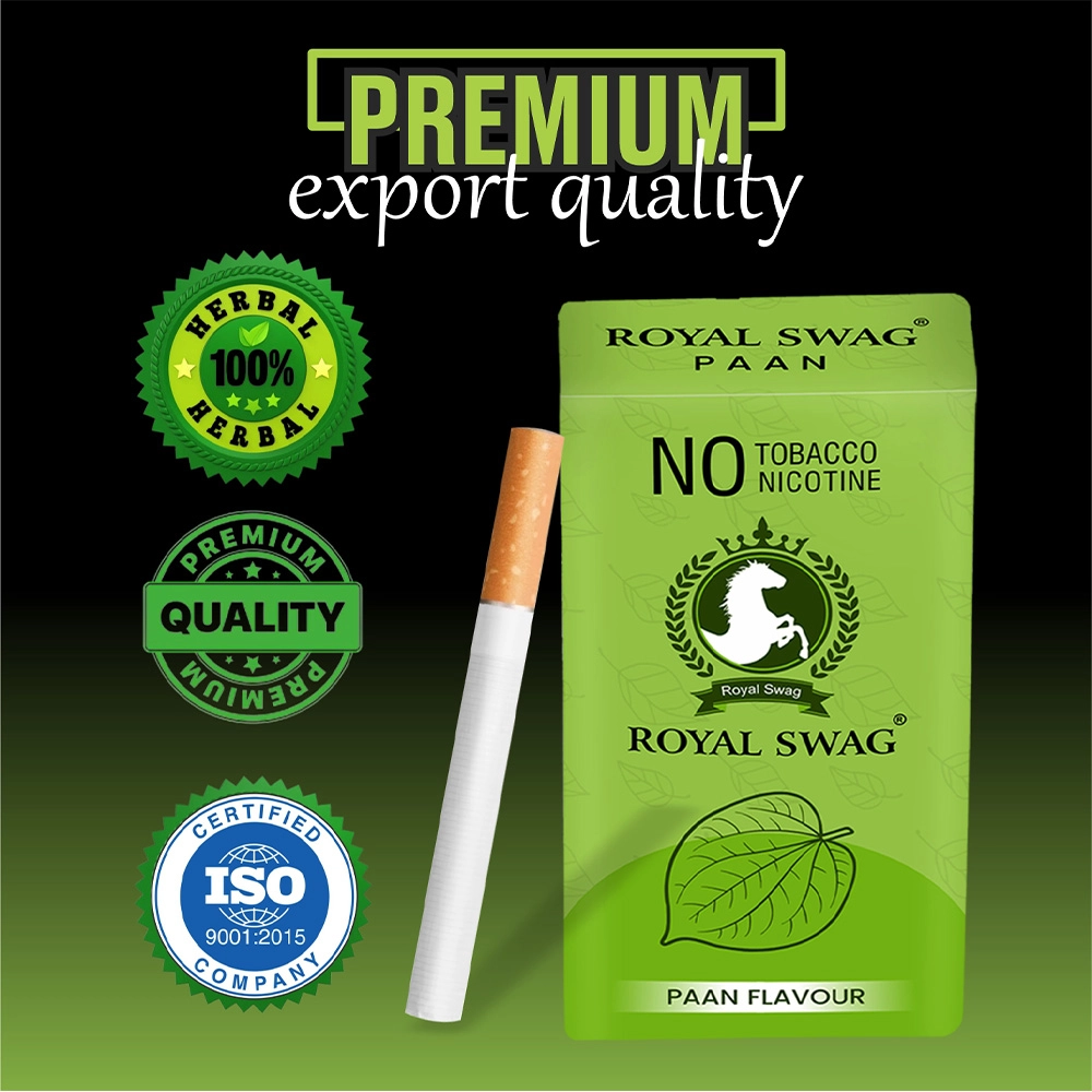 Royal Swag Herbal Cigarettes 100% Tobacco Free and Nicotine Free PAAN Flavour(10 Sticks/Box) - Image 7