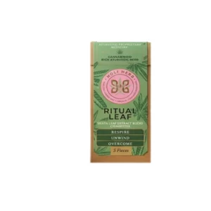 Holi Herb Ritual Leaf Cigarettes, 5 Pieces
