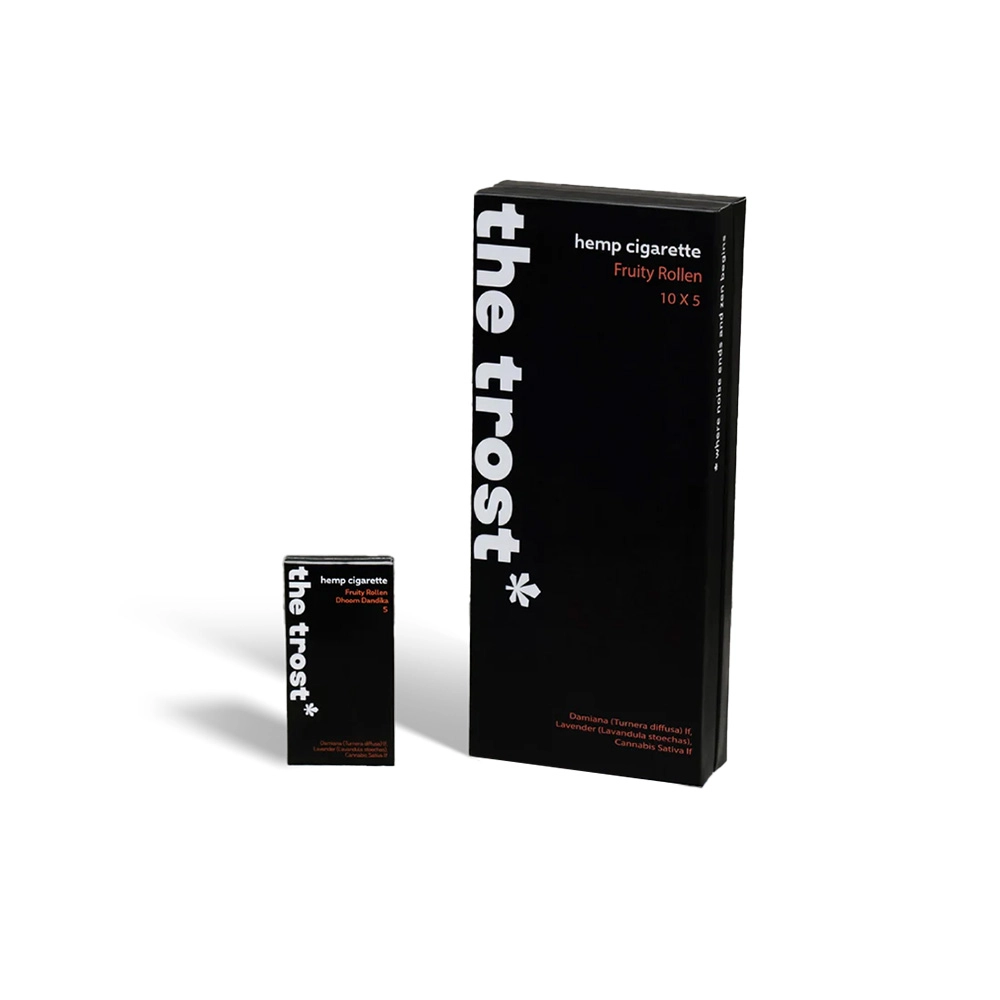 The Trost Hemp Herbal Cigarette – Fruity Rollen (10×5 pack)